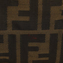 Fendi Fabric FF Tobacco Mini Cosmetic Bag