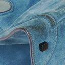 Celine Blue Suede And Leather Medium Phantom Bag