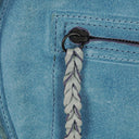 Celine Blue Suede And Leather Medium Phantom Bag