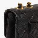 Chanel Maxi CC Classic Single Flap Maxi Logo Bag Black Quilted Lambskin 24K Gold-Plated Hardware