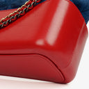 Chanel Multicolor Quilted Suede and Leather Medium Gabrielle Hobo Bag