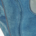 Celine Blue Suede And Leather Medium Phantom Bag