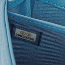 Chanel Large Quillted Lambskin Light Blue Flap Wallet