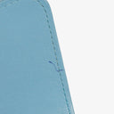 Chanel Large Quillted Lambskin Light Blue Flap Wallet