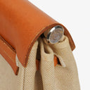Hermes Herbag Natural Toile Vache Hunter MM 2 In 1 Bag