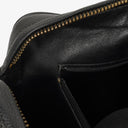Chanel Vintage Large Camera Tassel Bag In Black Quilted Caviar Leather
