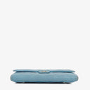 Chanel Large Quillted Lambskin Light Blue Flap Wallet