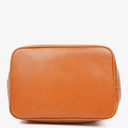 Celine Vintage Macadam Triomphe Brown Drawstring Bucket Bag