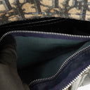 Christian Dior Trotter 30 Vintage Beige/Navy Boston Bag