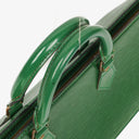 Louis Vuitton Sac Triangle Green EPI Leather Handbag