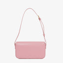 Celine Claude Long Triomphe East West Shoulder Bag Shiny Pink (Rose) Calfskin