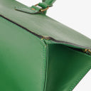 Louis Vuitton Sac Triangle Green EPI Leather Handbag