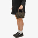 Fendi Fabric FF Tobacco Mini Cosmetic Bag