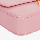 Celine Claude Long Triomphe East West Shoulder Bag Shiny Pink (Rose) Calfskin