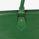 Louis Vuitton Sac Triangle Green EPI Leather Handbag
