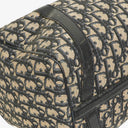 Christian Dior Trotter 30 Vintage Beige/Navy Boston Bag