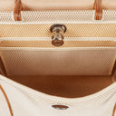 Hermes Herbag PM Vache Hunter Criss Viking Ecru Beige Naturel 2 Way Backpack With Palladium Hardware