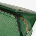 Louis Vuitton Sac Triangle Green EPI Leather Handbag