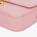 Celine Claude Long Triomphe East West Shoulder Bag Shiny Pink (Rose) Calfskin