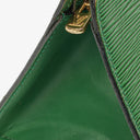 Louis Vuitton Sac Triangle Green EPI Leather Handbag