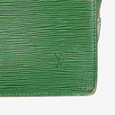 Louis Vuitton Sac Triangle Green EPI Leather Handbag