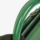 Louis Vuitton Sac Triangle Green EPI Leather Handbag