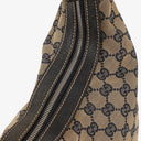 Gucci Charmy Navy GG Canvas Sherry Line Hobo Bag