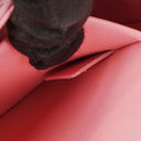 Celine Claude Long Triomphe East West Shoulder Bag Shiny Pink (Rose) Calfskin