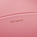 Celine Claude Long Triomphe East West Shoulder Bag Shiny Pink (Rose) Calfskin