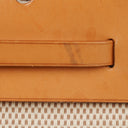 Hermes Herbag PM Vache Hunter Criss Viking Ecru Beige Naturel 2 Way Backpack With Palladium Hardware