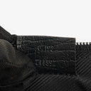 Gucci Mini Baguette Pochette Boat Pink/Black GG Monogram Bag