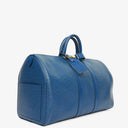 Louis Vuitton Keepall 45 Blue EPI Leather Travel Bag