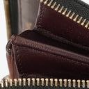 Chanel Large Gusset Zip Around Black Caviar Quilted Wallet
