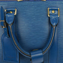 Louis Vuitton Keepall 45 Blue EPI Leather Travel Bag