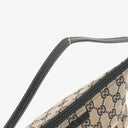 Gucci Mini Baguette Pochette Boat Pink/Black GG Monogram Bag