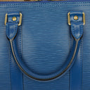 Louis Vuitton Keepall 45 Blue EPI Leather Travel Bag