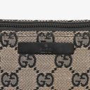 Gucci Mini Baguette Pochette Boat Pink/Black GG Monogram Bag