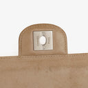 Chanel Beige East West Travel Line Chocolate Bar Flap Bag