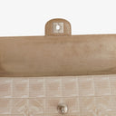 Chanel Beige East West Travel Line Chocolate Bar Flap Bag