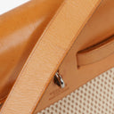 Hermes Herbag PM Vache Hunter Criss Viking Ecru Beige Naturel 2 Way Backpack With Palladium Hardware