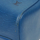 Louis Vuitton Keepall 45 Blue EPI Leather Travel Bag