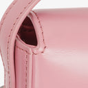 Celine Claude Long Triomphe East West Shoulder Bag Shiny Pink (Rose) Calfskin