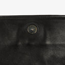 Bottega Veneta Black Intrecciato Leather Braided Handle Flap Shoulder Bag