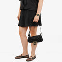Fendi Baguette Black Neoprene Shoulder Bag