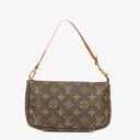 Louis Vuitton Pochette Accessoires Monogram Canvas Clutch Hand