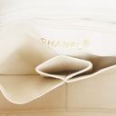 Chanel Classic Single Flap Bag White Quilted Lambskin With 24K Gold-Plated Hardware