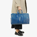 Louis Vuitton Keepall 45 Blue EPI Leather Travel Bag