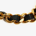 Chanel Coco Mark Leather Chain Belt