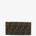 Fendi FF Logo Zucca Canvas Continental Wallet&nbsp;
