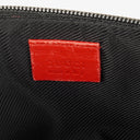 Gucci Baguette Pochette Boat Beige/Red GG Monogram Bag
